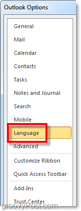 állítsa be az Office 200 nyelvi lehetőségeit