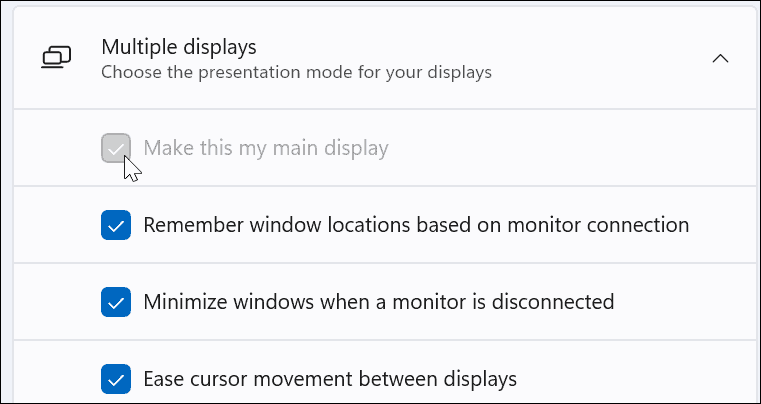 helyezze át a tálcát a második monitorra a Windows 11 rendszerben