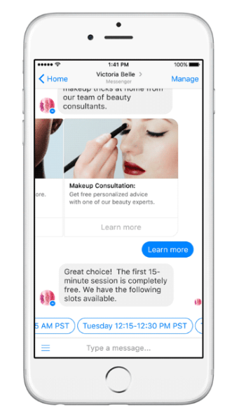 A Facebook Messenger meghatározott elkötelezettségi modelleket kínál, beleértve a válaszok időalapú kritériumait és az előfizetés szabványait.