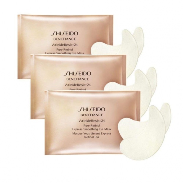 Resist24 Pure Retinol Express simító szemmaszk, Shiseido Benefiance ránc