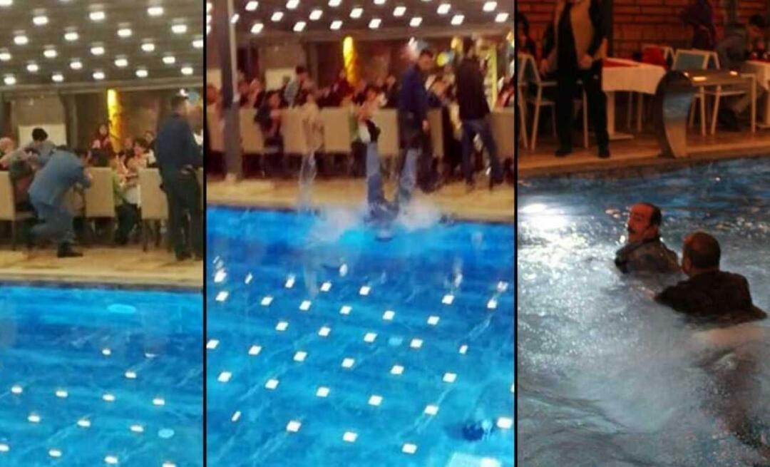 Nem marad semmi a földrengés áldozatainak a morális éjszakán! Mustafa Keser a medencébe esett