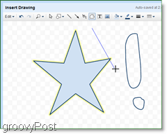 használja a vonallánc eszközt rajzolni a google dokumentumokban, és hűvös formákat készíteni