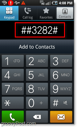 írja be a ## 3282 # számot, ahol szüksége lesz az msl-kódjára