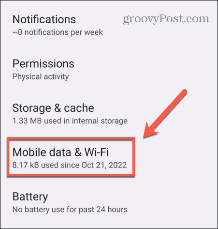 Android mobil adatátvitel