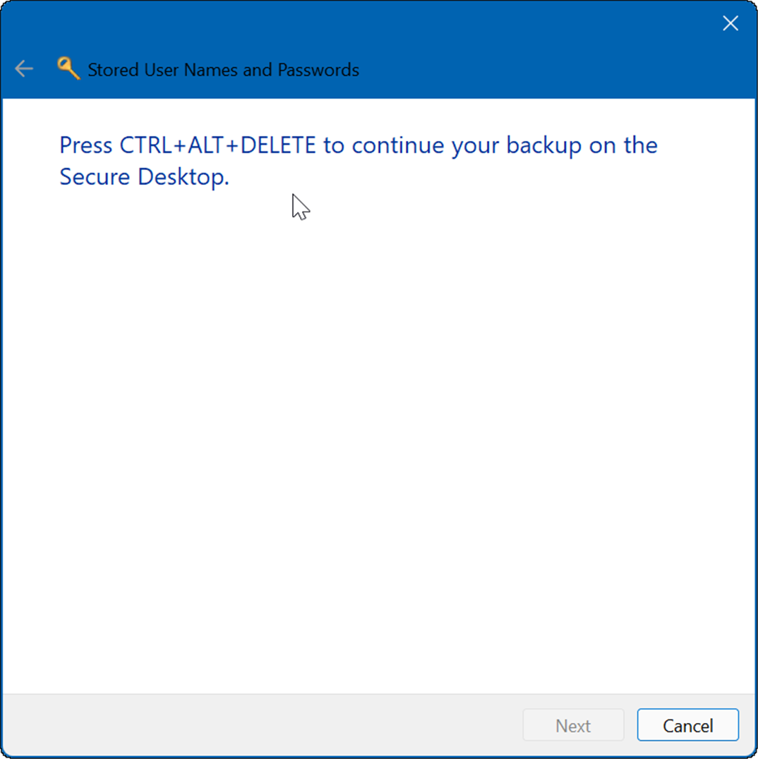 használd a hitelesítőadat-kezelőt a Windows 11 rendszeren