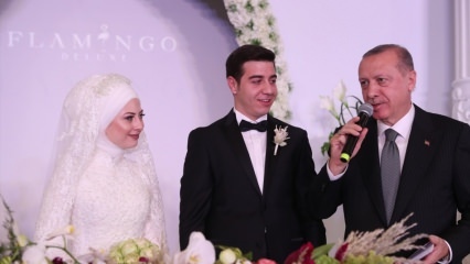 Erdoğan elnök volt esküvője Kayseriben