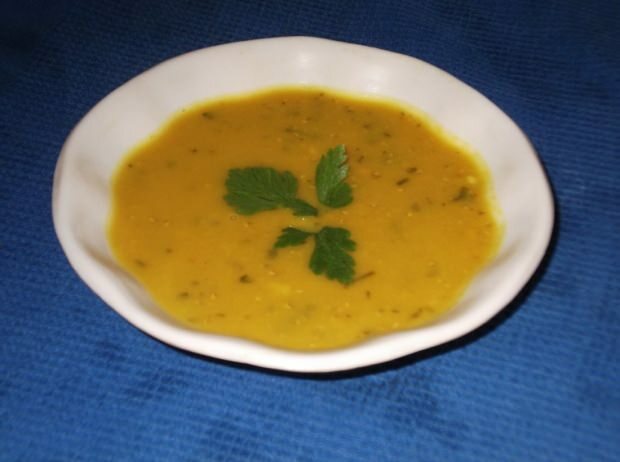 sárga lencse leves recept