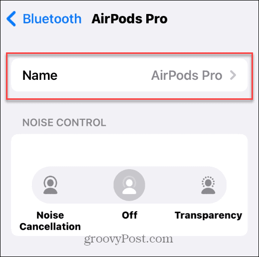 Módosítsa az AirPods nevét