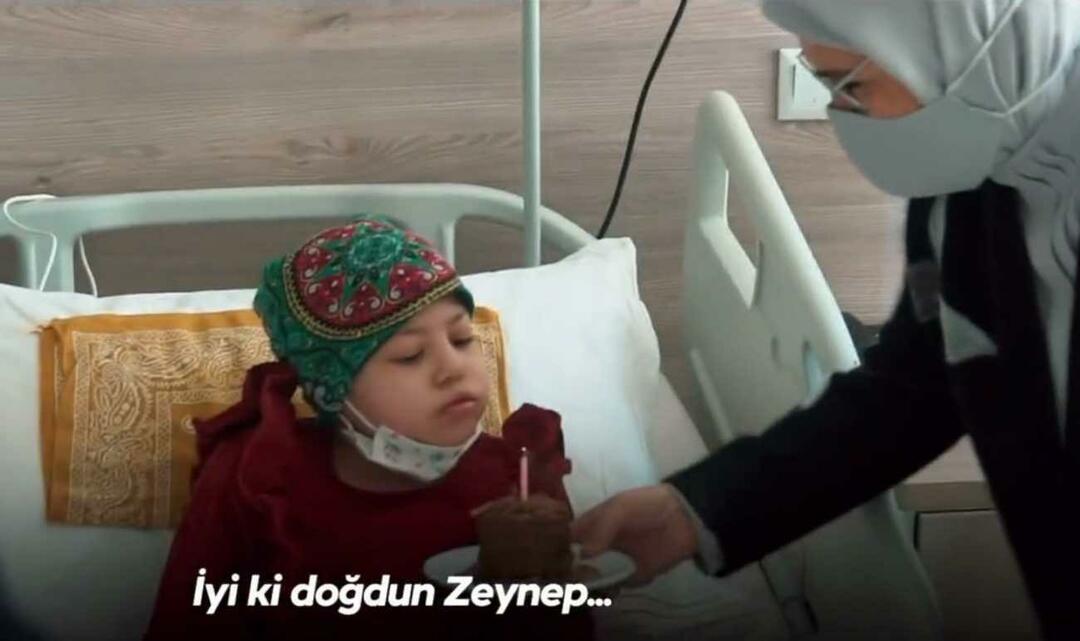 Emine Erdoğan rákos gyerekeket látogatott meg