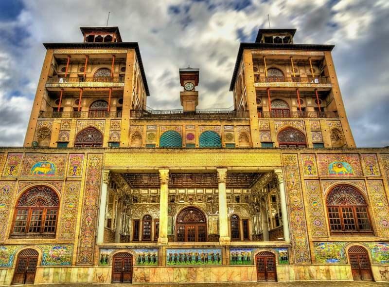 Golestan palota belső