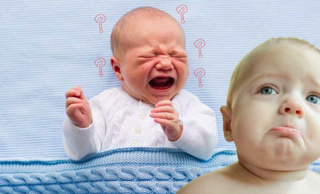Miért sírnak a babák? Mit mondanak a babák sírással? 5 baba síróstílus