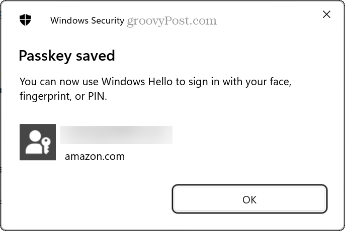 PIN megerősítése Windows Hello