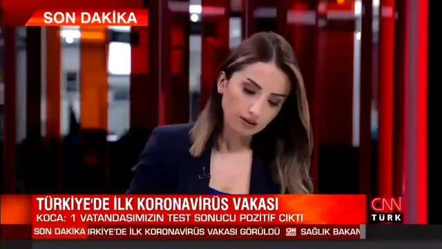 Duygu Kaya, a CNN Türk riportere koronavírust fogott meg!