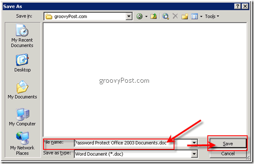 Titkosítsa a Microsoft Office 2003 dokumentumait