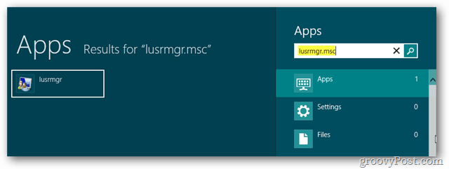 Windows 8: A beépített rendszergazdai fiók engedélyezése