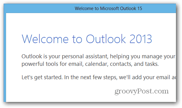 Outlook az Office 2013-ban