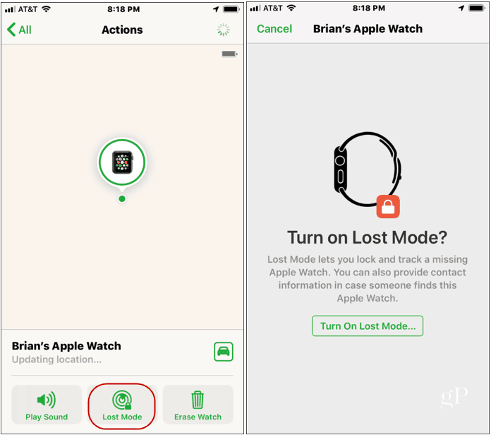 Keresse meg az Apple Watch_Lost_Mode alkalmazást