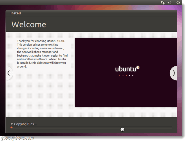 Az ubuntu automatikusan telepíti magát