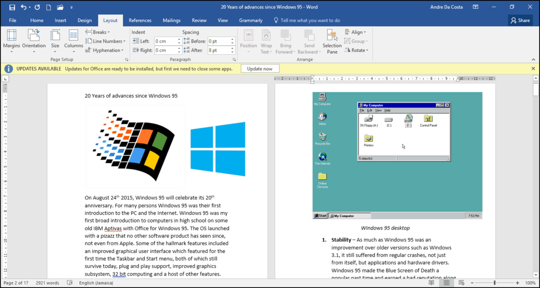 Füzetek létrehozása a Microsoft Word 2016 használatával