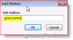 Az Outlook 2010 képernyőképe a postaláda hozzáadása