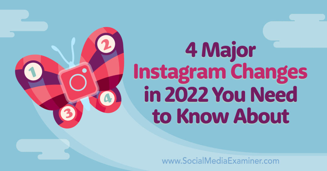 4 fő Instagram-változás 2022-ben, amiről tudnod kell – Marly Broudie a Social Media Examineren.