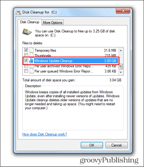 A Windows 7 frissítése törli a régi fájlokat