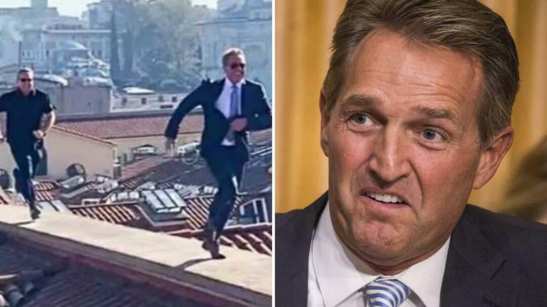 Jeffry Flake, az Egyesült Államok ankarai nagykövete a Nagy Bazár tetején futott