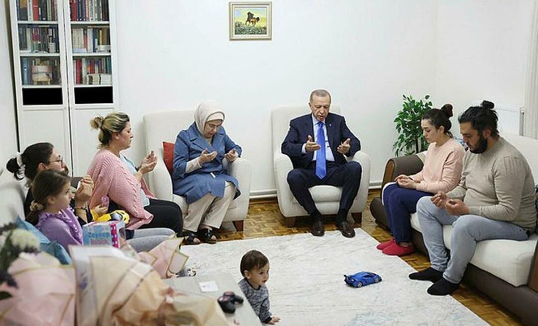 Erdoğan elnök és Emine Erdoğan tartalmas látogatása a földrengést túlélő családnál!