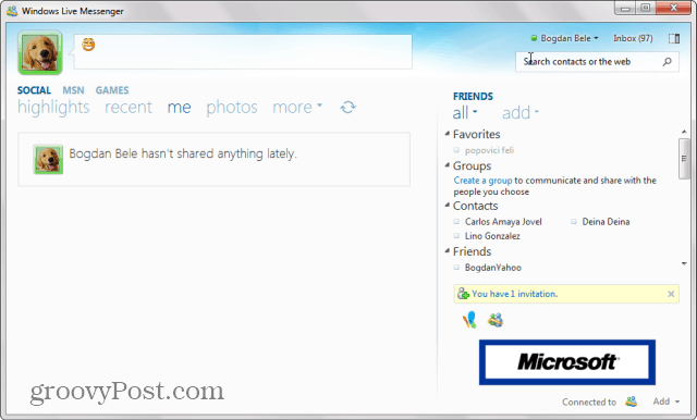 A Windows Live Messenger visszaállítása