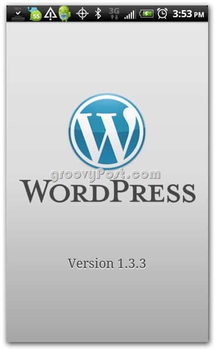 Wordpress az Android 1.33 verzióján