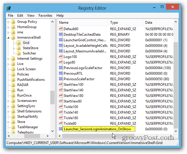 A Windows 8 rendszerleíró adatbázis DWORD értéke