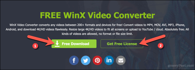 WinX Video Converter letöltése