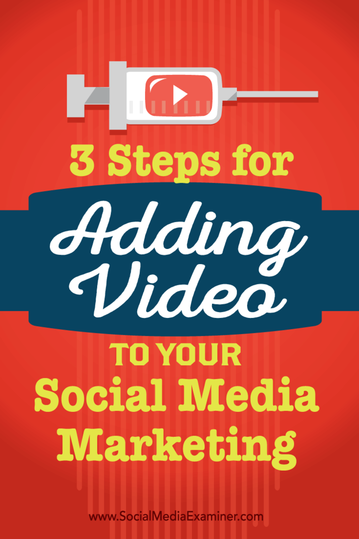 3 lépés a videó hozzáadásához a közösségi média marketingjéhez: A közösségi média vizsgáztatója