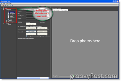 Microsoft Pro Photo Tools metaadatok:: groovyPost.com