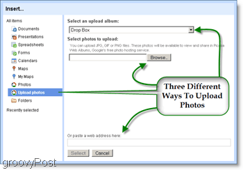 Használja a Picasa-fotóit a Google webhelyéről, és töltse fel a Picasa-ba a Google-webhelyről
