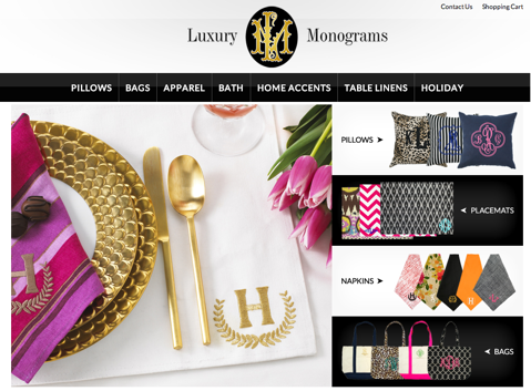 luxusmonogramok weboldal