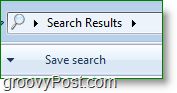Windows 7 képernyőképe - Windows Search