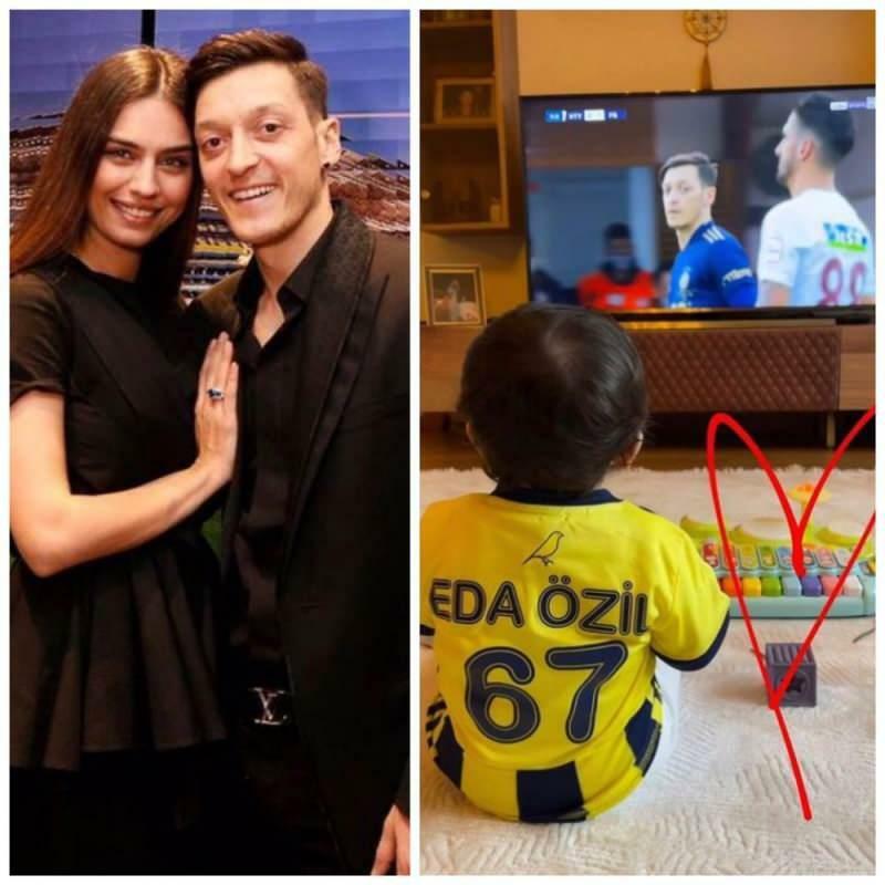 Mesut Özil ünnepi pózot osztott meg lányával, akit "kis hercegnőmnek" nevez!