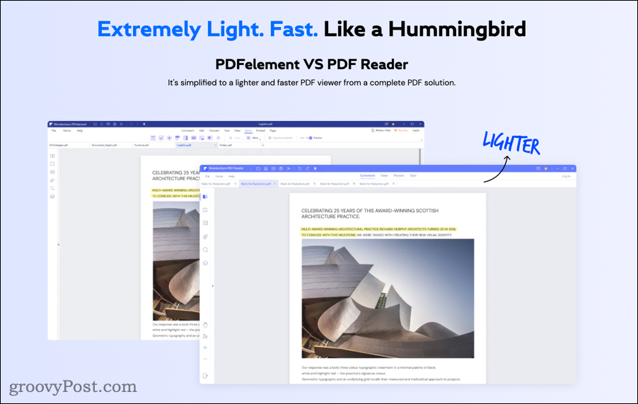 PDF Reader vs PDFelement