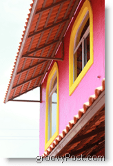 Mazatlan mexikói rózsaszín ház
