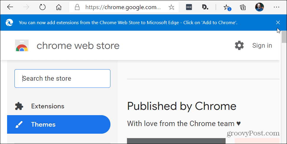 Chrome webáruház témák
