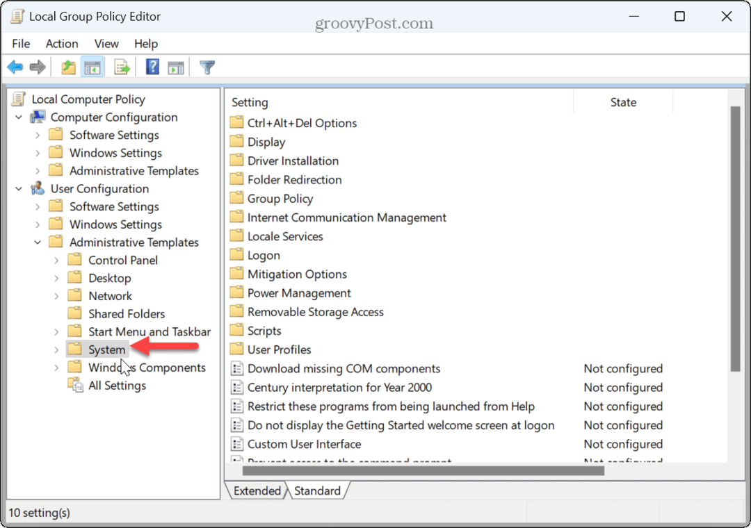 A PowerShell letiltása Windows 11 rendszeren