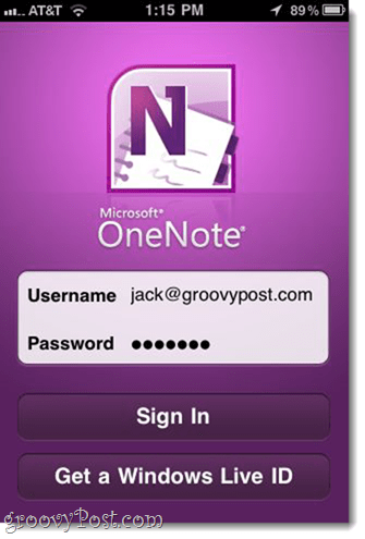 OneNote iPhone-hoz (ingyenes a Microsoft-tól)