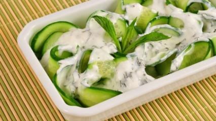 Joghurtos saláta, amely 5 kiló 2 hét alatt! Hogyan készítsünk joghurtos és saláta diétát?
