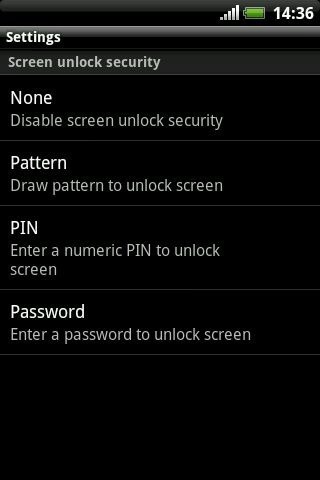 Biztonsági zár Android