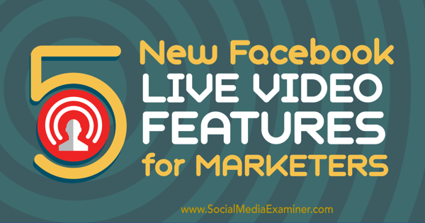 facebook élő videó marketing funkciók