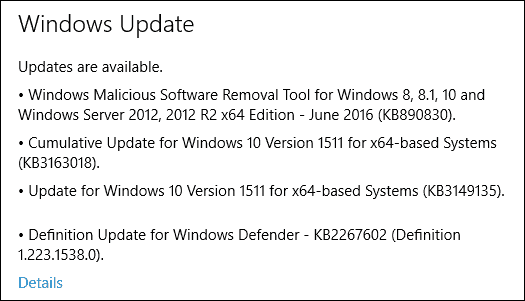 Új Windows 10 PC-s frissítés KB3163018 Build 10586.420 elérhető (elérhető a mobilon is)