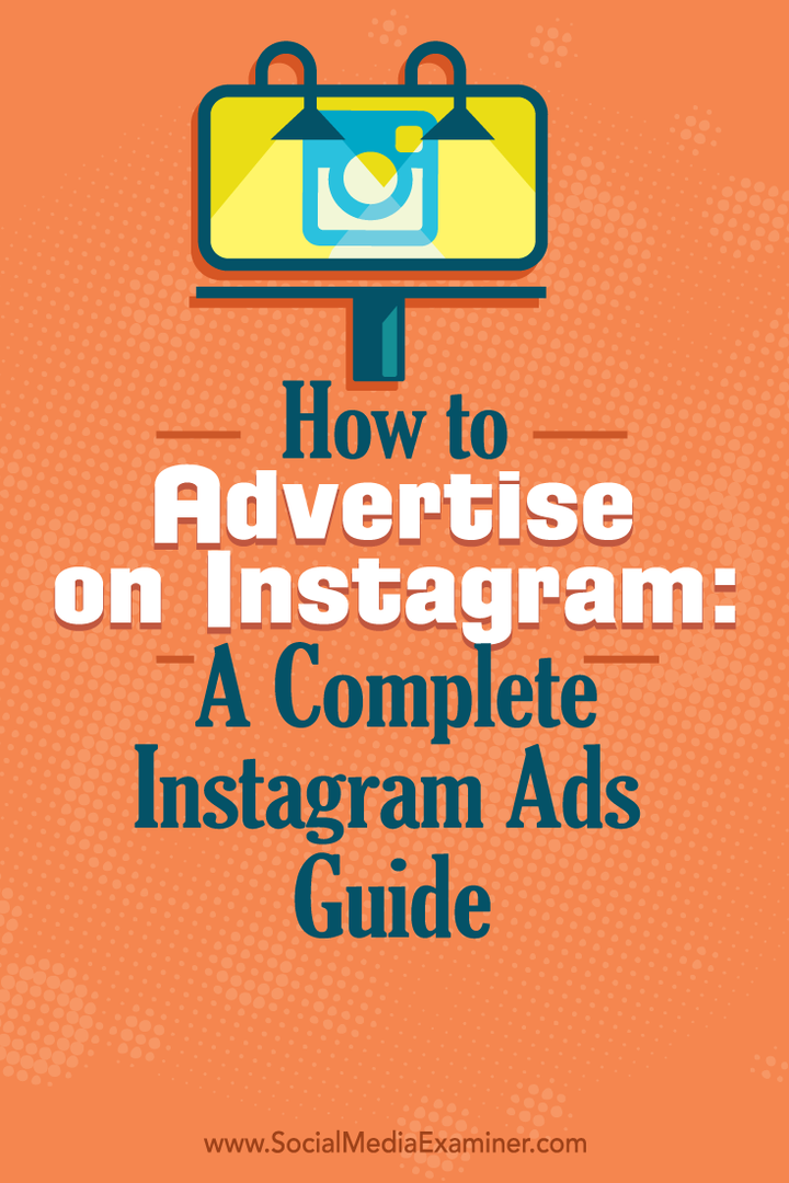 útmutató az Instagramon történő reklámozáshoz