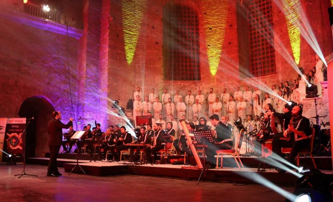 Az első koncert az évszázad katasztrófája után az Antakya Civilizations Kórusé!