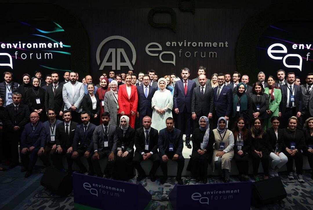 Emine Erdoğan részt vett a Nemzetközi Környezetvédelmi Fórumon